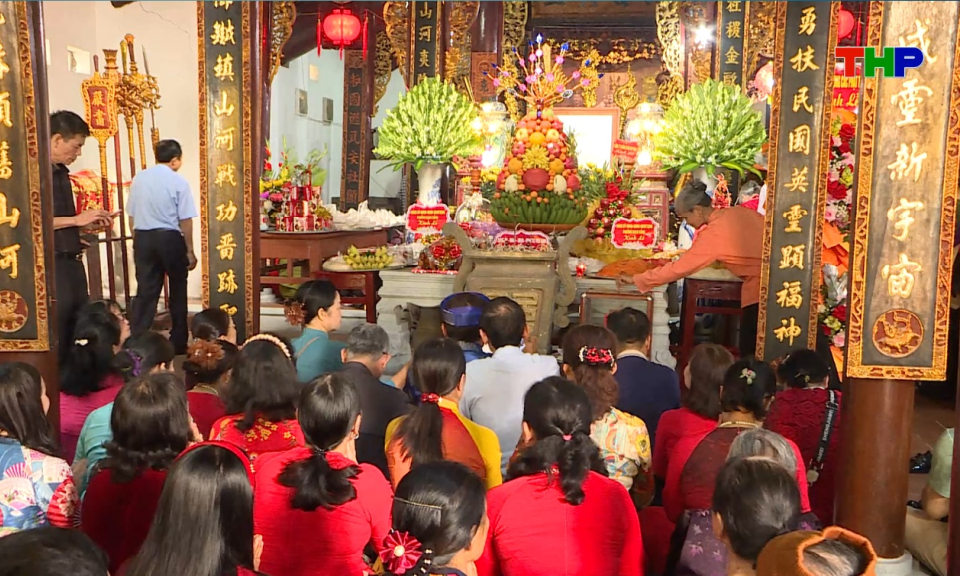 Chạm Hải Ph&ograve;ng: Lễ hội truyền thống đ&igrave;nh l&agrave;ng Minh T&acirc;n