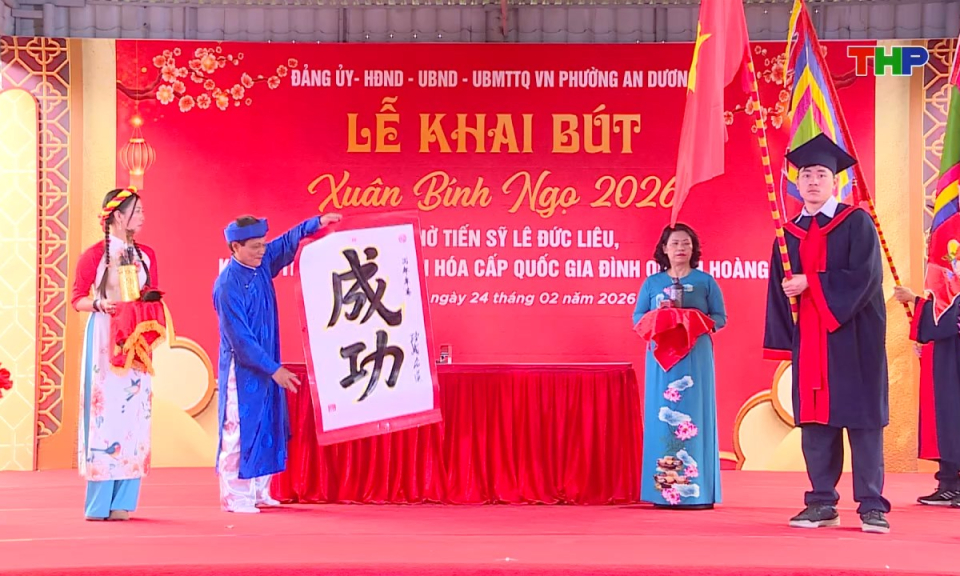 Hải Ph&ograve;ng văn h&oacute;a v&agrave; sự kiện: Khai b&uacute;t đầu xu&acirc;n