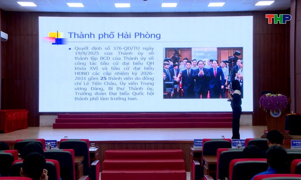 Trường Đại học Hải Ph&ograve;ng hưởng ứng c&aacute;c hoạt động bầu cử