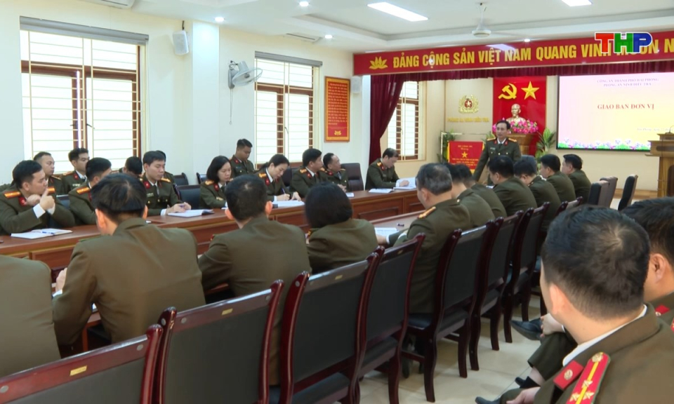 An ninh Hải Ph&ograve;ng: Ghi nhận ở đơn vị l&aacute; cờ đầu