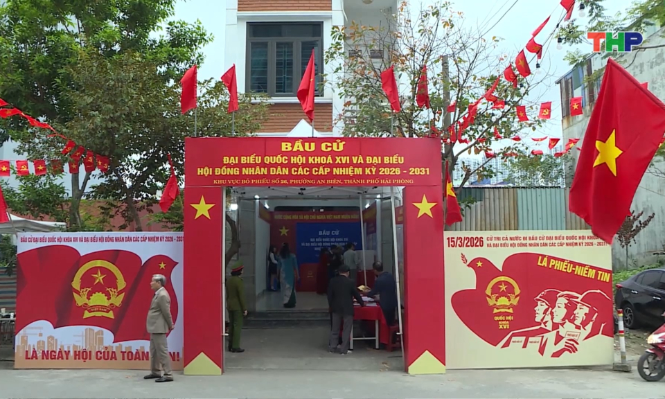 Hải Ph&ograve;ng c&oacute; 7 x&atilde;, đặc khu c&oacute; 100% số cử tri tham gia bỏ phiếu