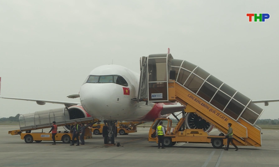 Bảo đảm an to&agrave;n bay tại Cảng h&agrave;ng kh&ocirc;ng quốc tế C&aacute;t Bi