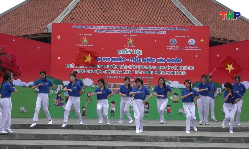 S&ocirc;i động Ng&agrave;y hội &ldquo;Thiếu nhi vui khỏe - Tiến bước l&ecirc;n đo&agrave;n&rdquo;