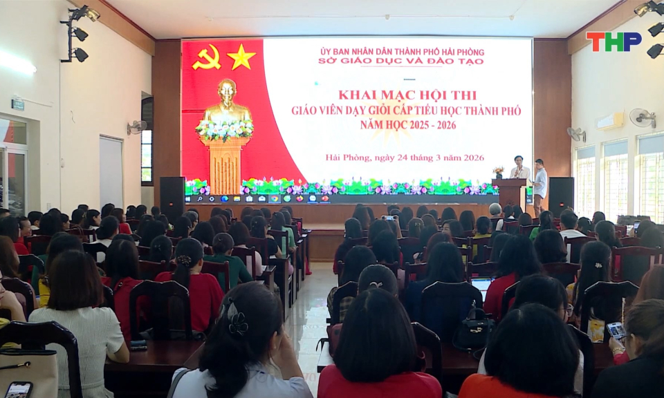 Hội thi gi&aacute;o vi&ecirc;n dạy giỏi tiểu học cấp th&agrave;nh phố