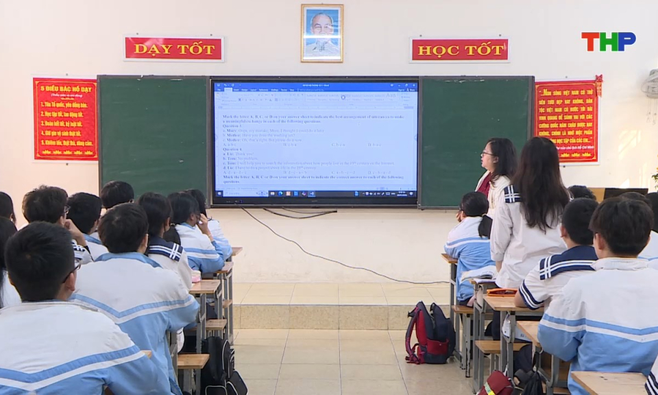 Gi&aacute;o dục v&agrave; đ&agrave;o tạo: N&acirc;ng cao hiệu quả &ocirc;n tập v&agrave; ph&acirc;n luồng học sinh trước kỳ tuyển sinh cấp THPT