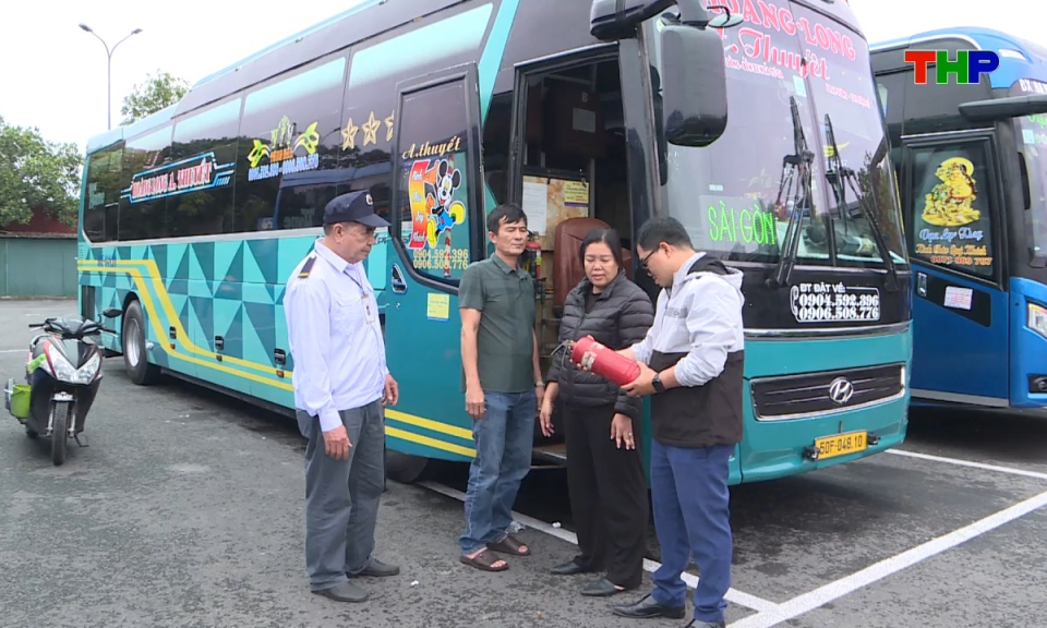 Ph&ograve;ng ch&aacute;y chữa ch&aacute;y v&agrave; cứu nạn cứu hộ: Ngăn ngừa nguy cơ ch&aacute;y nổ tại c&aacute;c nh&agrave; ga, bến xe
