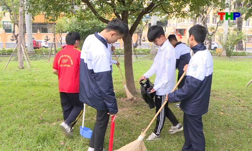 Điểm nhấn 365: Nu&ocirc;i dưỡng &yacute; thức bảo vệ m&ocirc;i trường từ học đường xanh