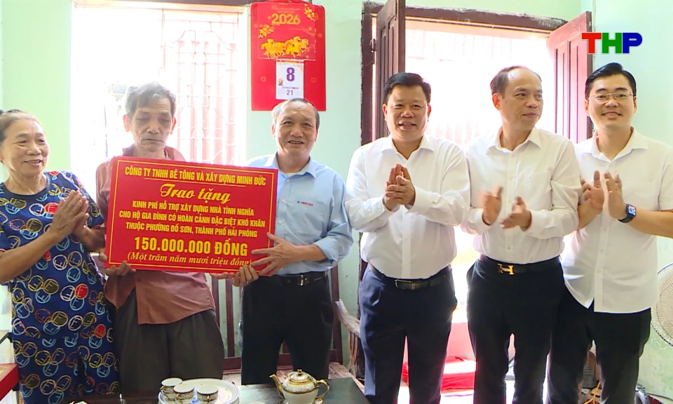 Hỗ trợ gia đ&igrave;nh c&oacute; ho&agrave;n cảnh kh&oacute; khăn x&acirc;y nh&agrave; mới     