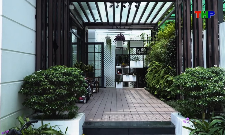 Kh&ocirc;ng gian sống: Nh&agrave; s&acirc;n vườn