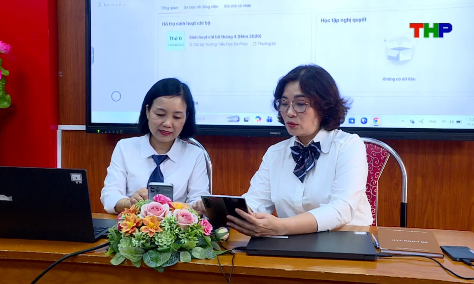 Chuyển đổi số v&agrave; cải c&aacute;ch h&agrave;nh ch&iacute;nh: Đẩy mạnh chuyển đổi số trong sinh hoạt chi bộ ở cơ sở