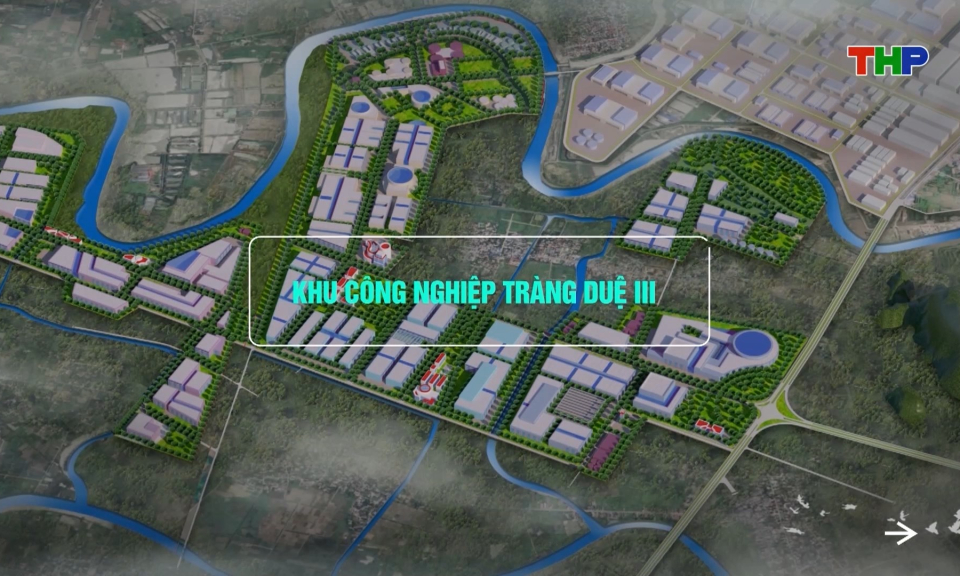 Tiến độ khu c&ocirc;ng nghiệp Tr&agrave;ng Duệ 3