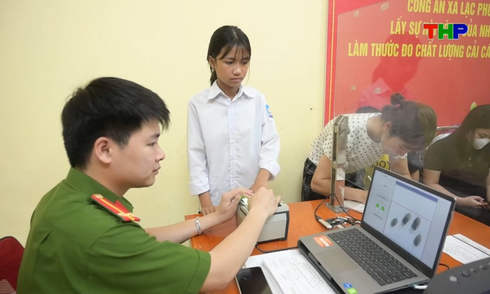 An ninh Hải Ph&ograve;ng: Triển khai cao điểm cấp căn cước, định danh điện tử cho trẻ em