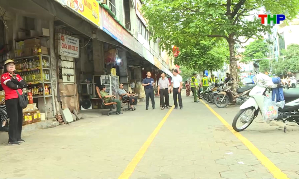 M&ocirc; h&igrave;nh &ldquo;Vỉa h&egrave; sạch đẹp - Người đi bộ an to&agrave;n&rdquo;