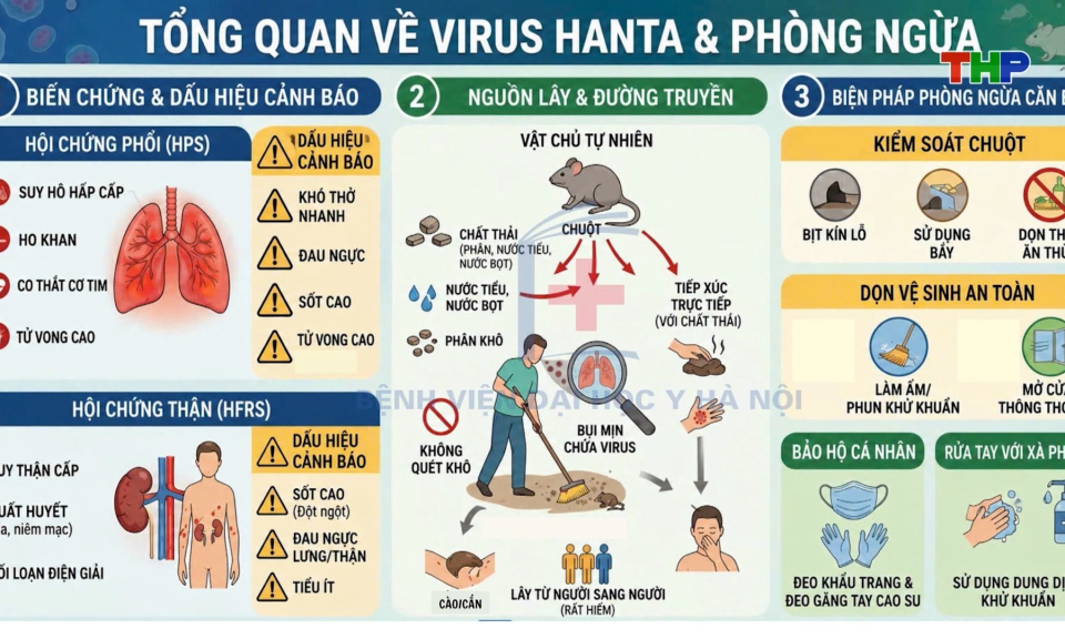 Chủ động ph&ograve;ng ngừa bệnh do virus Hanta