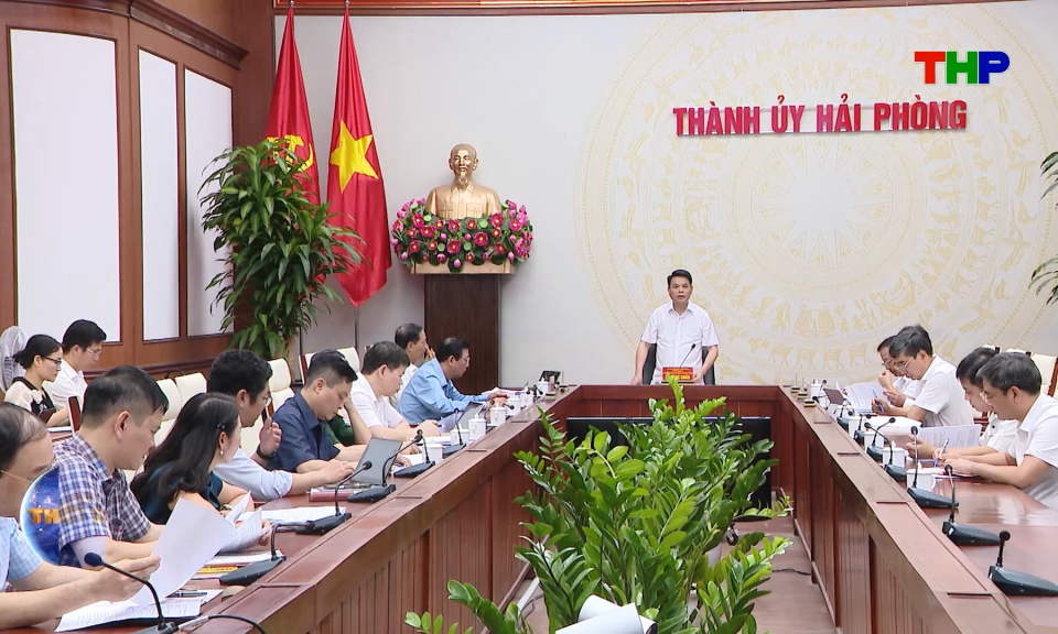 Thường trực Th&agrave;nh ủy cho &yacute; kiến về một số nội dung