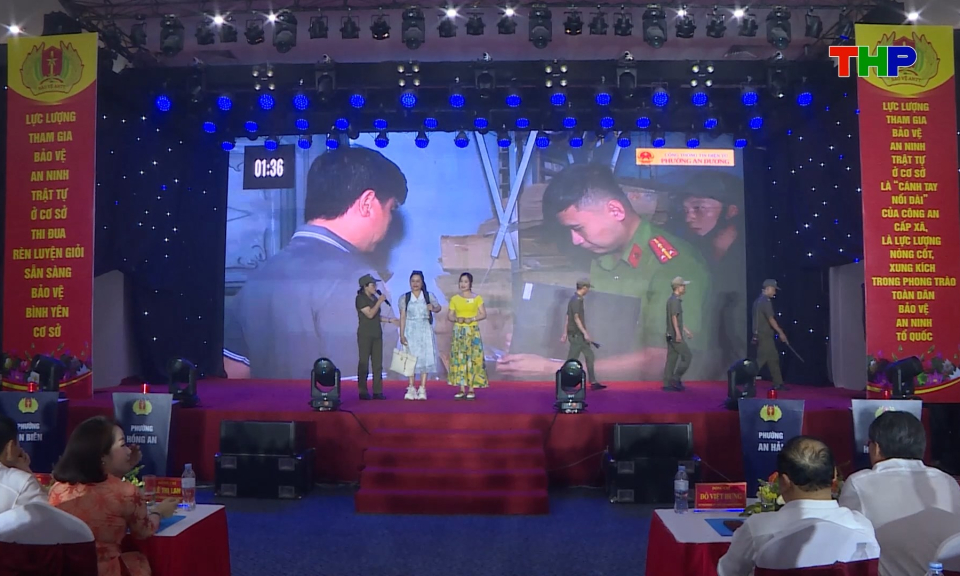 Hội thi lực lượng tham gia bảo vệ an ninh trật tự ở cơ sở giỏi