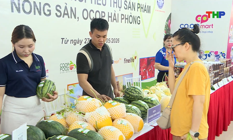 Tuần lễ kết nối ti&ecirc;u thụ n&ocirc;ng sản OCOP Hải Ph&ograve;ng
