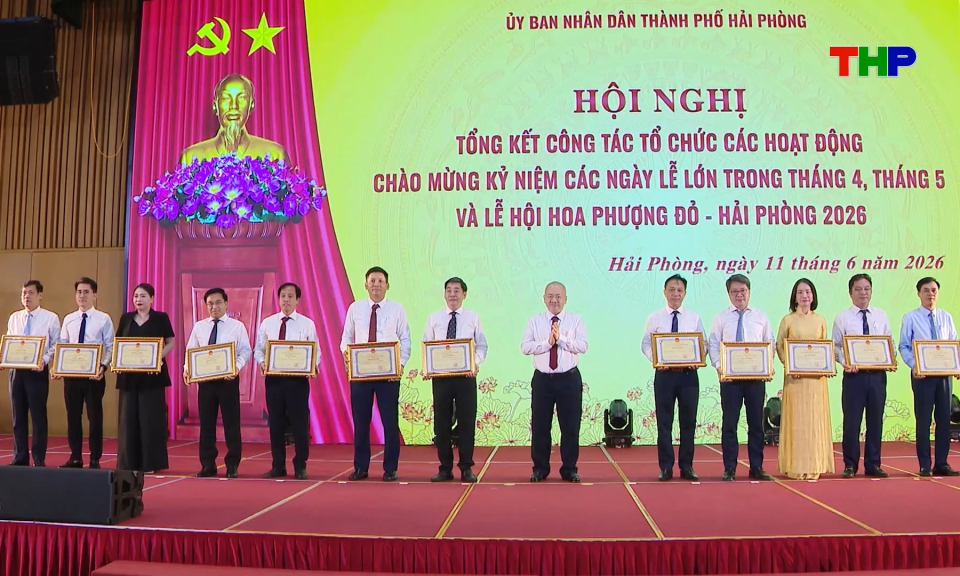 Tổng kết c&ocirc;ng t&aacute;c tổ chức hoạt động kỷ niệm những ng&agrave;y lễ lớn trong th&aacute;ng 4, 5 v&agrave; Lễ hội Hoa Phượng Đỏ 2026