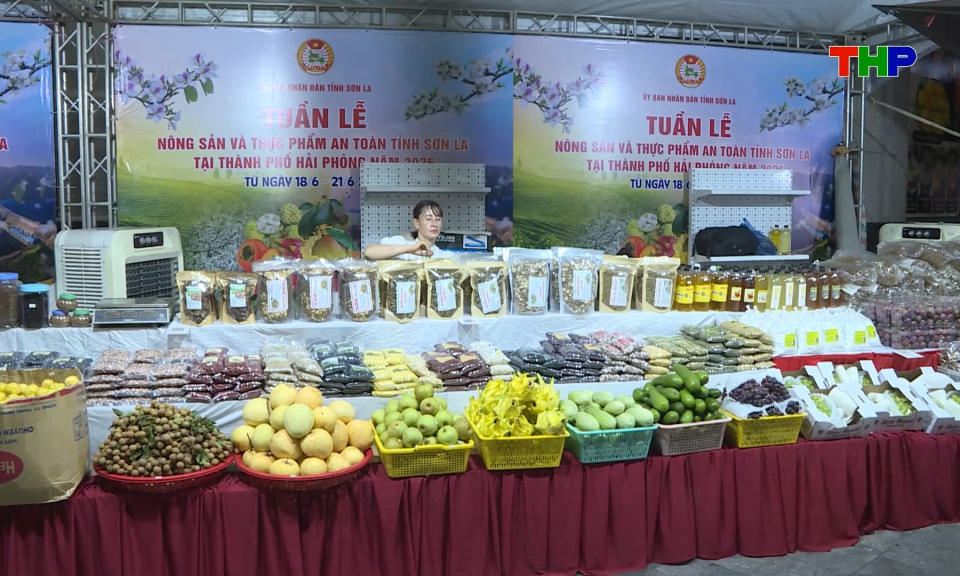 Tuần lễ n&ocirc;ng sản v&agrave; thực phẩm an to&agrave;n tỉnh Sơn La tại Hải Ph&ograve;ng năm 2026