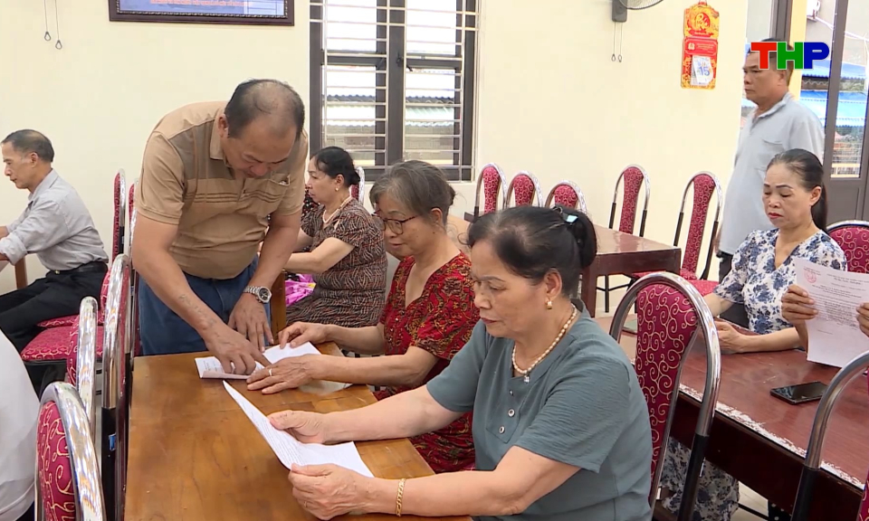 T&iacute;ch cực lấy &yacute; kiến nh&acirc;n d&acirc;n thực hiện sắp xếp th&ocirc;n, tổ d&acirc;n phố