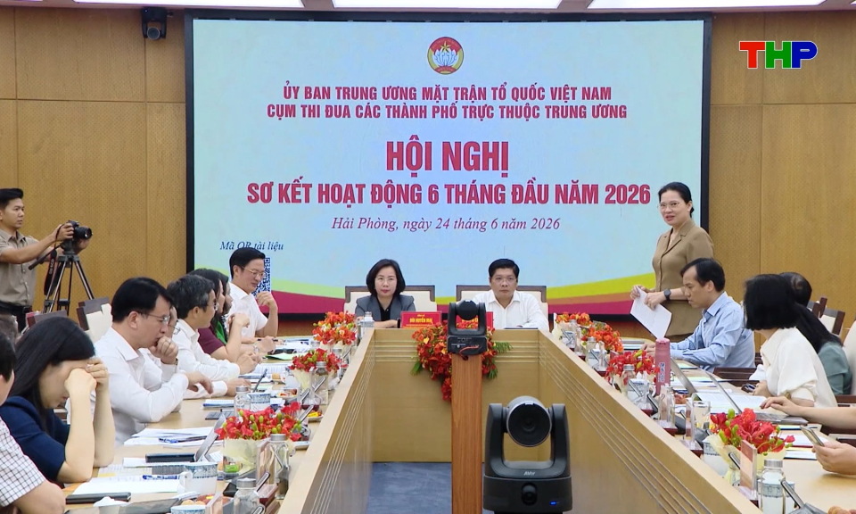 Cụm thi đua Mặt trận c&aacute;c th&agrave;nh phố trực thuộc Trung ương sơ kết 6 th&aacute;ng