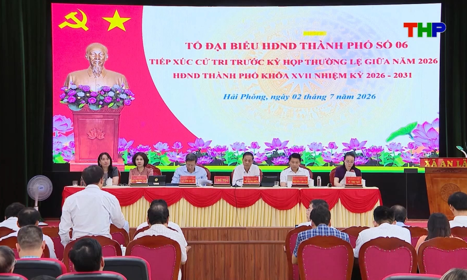 Tiếp x&uacute;c cử tri chuẩn bị kỳ họp thường lệ giữa năm HĐND th&agrave;nh phố kh&oacute;a XVII 