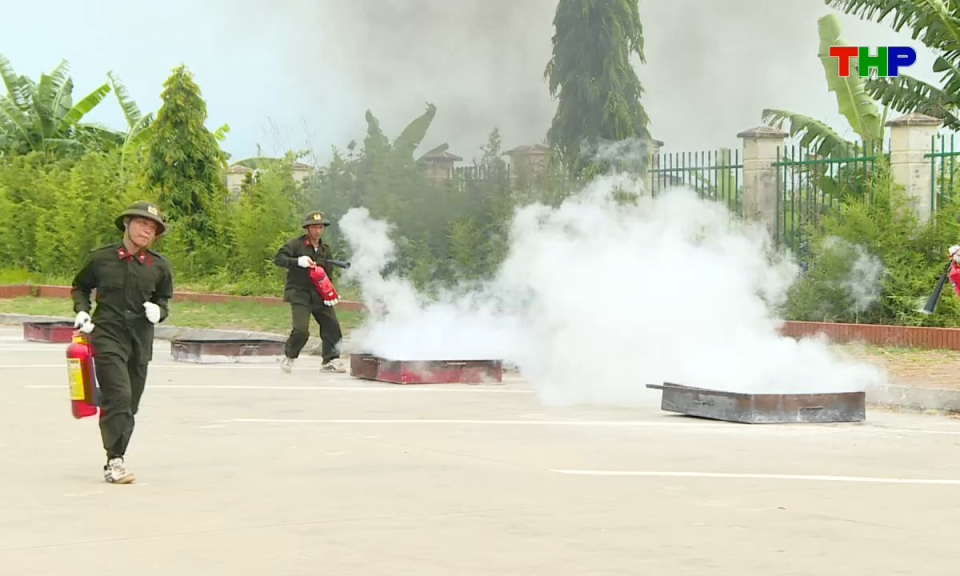 Ph&ograve;ng ch&aacute;y chữa ch&aacute;y v&agrave; cứu nạn cứu hộ: N&acirc;ng cao kỹ năng chữa ch&aacute;y v&agrave; cứu nạn, cứu hộ cho chiến sĩ nghĩa vụ mới năm 2026
