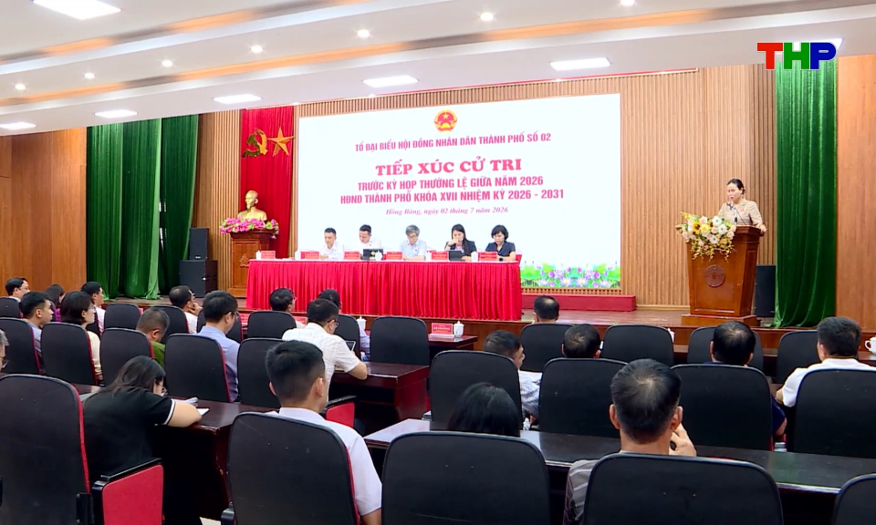 Tiếp x&uacute;c cử tri chuẩn bị kỳ họp thường lệ giữa năm HĐND th&agrave;nh phố kh&oacute;a XVII 