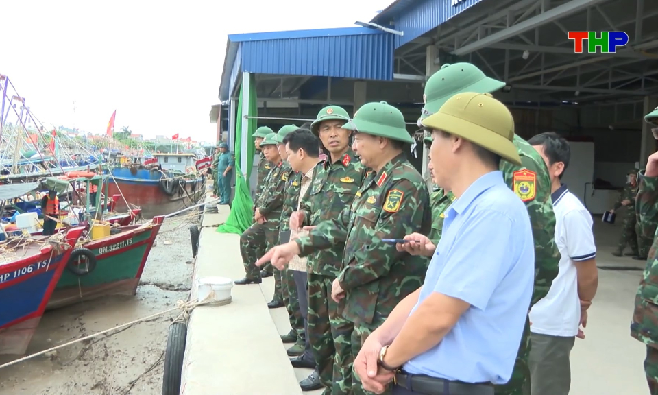 Kiểm tra c&ocirc;ng t&aacute;c ph&ograve;ng, chống b&atilde;o số 1