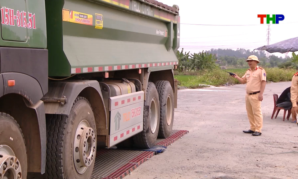 Xử l&yacute; vi phạm về tải trọng 