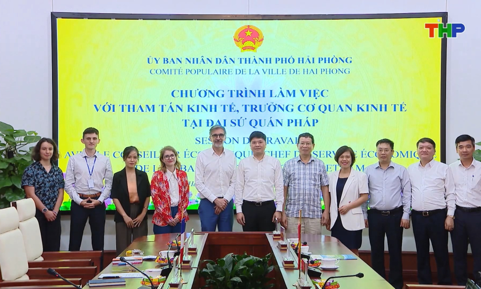 Hải Ph&ograve;ng th&uacute;c đẩy hợp t&aacute;c với c&aacute;c đối t&aacute;c Ph&aacute;p
