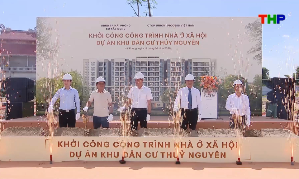 Khởi c&ocirc;ng x&acirc;y dựng khu nh&agrave; ở x&atilde; hội tại Thủy Nguy&ecirc;n