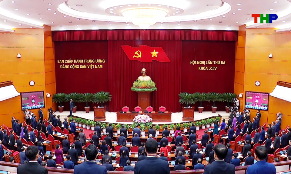 Khai mạc Hội nghị lần thứ 3 Ban Chấp h&agrave;nh Trung ương Đảng kh&oacute;a XIV