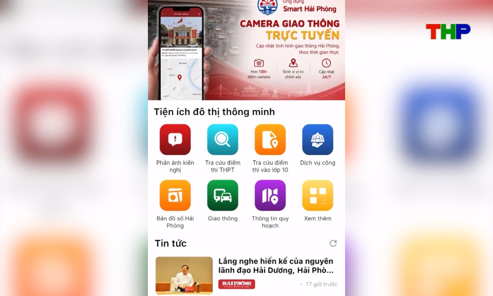 Tiếp tục n&acirc;ng cấp, vận h&agrave;nh ứng dụng Smart Hải Ph&ograve;ng 