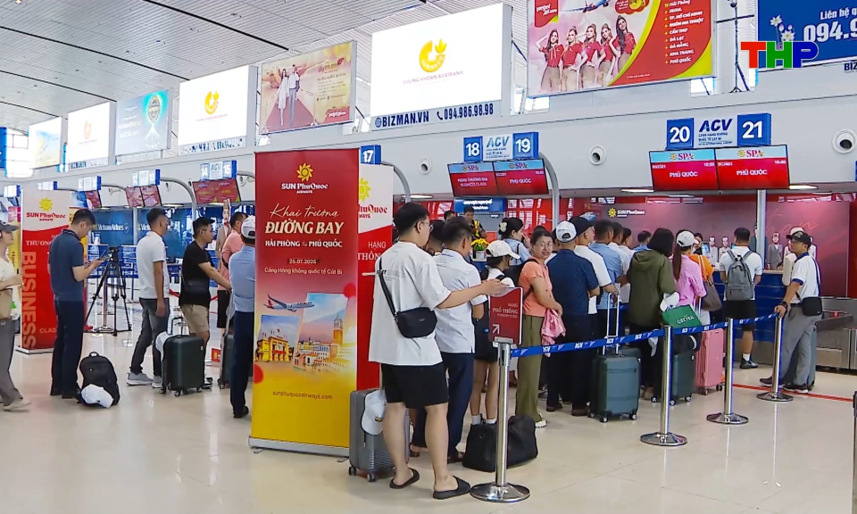 Sun PhuQuoc Airways khai trương hai đường bay mới tới Hải Ph&ograve;ng