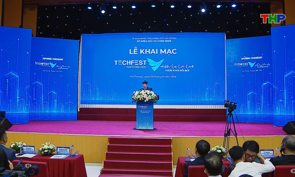 Khai mạc Techfest Hải Phòng 2026 - “Hội tụ trí tuệ - Vươn khơi đổi mới”