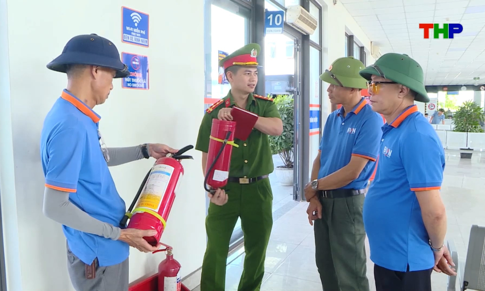 Bảo đảm an to&agrave;n ph&ograve;ng ch&aacute;y chữa ch&aacute;y tại bến xe 