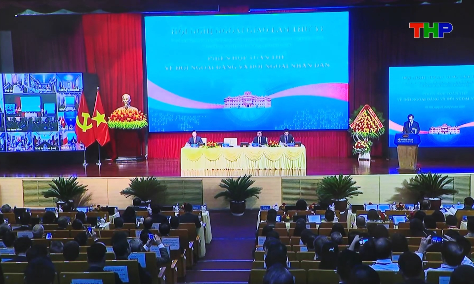 Hội nghị Ngoại giao lần thứ 33 - Phi&ecirc;n họp to&agrave;n thể về đối ngoại Đảng, đối ngoại Nh&acirc;n d&acirc;n