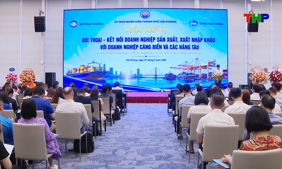 Kết nối doanh nghiệp sản xuất, xuất nhập khẩu với doanh nghiệp cảng biển và các hãng tàu