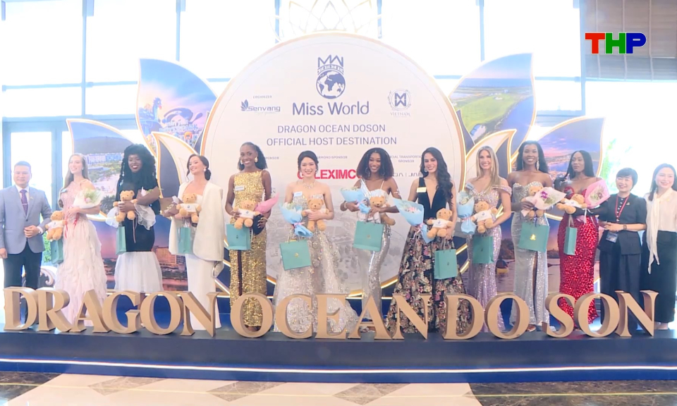 Họp b&aacute;o c&ocirc;ng bố th&iacute; sinh Miss World năm 2026