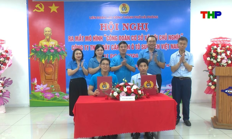 Ph&oacute;ng sự: C&ocirc;ng đo&agrave;n Hải Ph&ograve;ng học v&agrave; l&agrave;m theo B&aacute;c