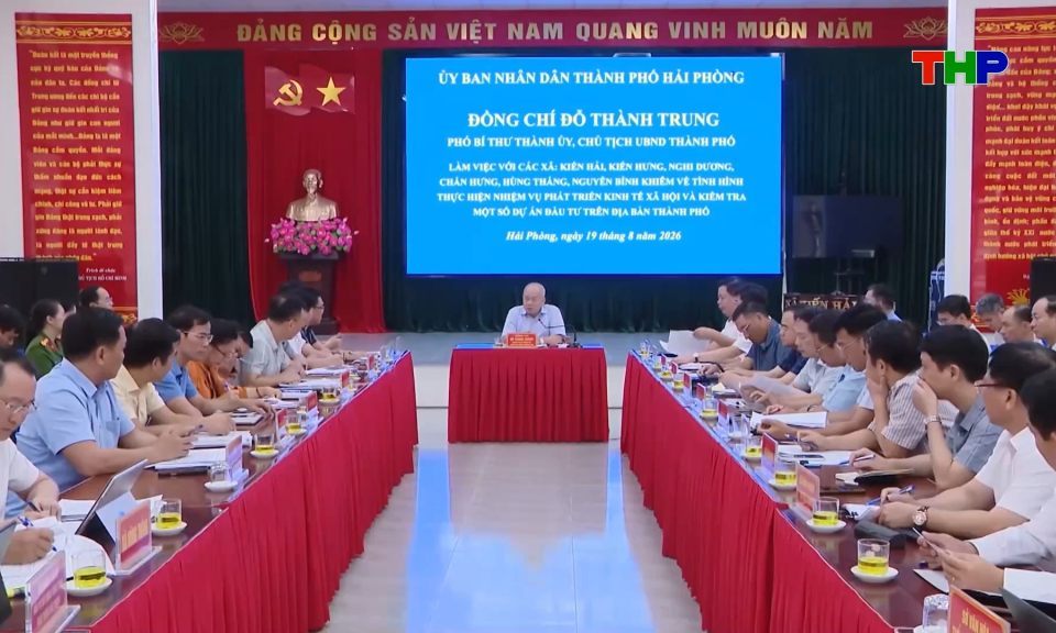 Chủ tịch UBND th&agrave;nh phố l&agrave;m việc với một số địa phương, đơn vị