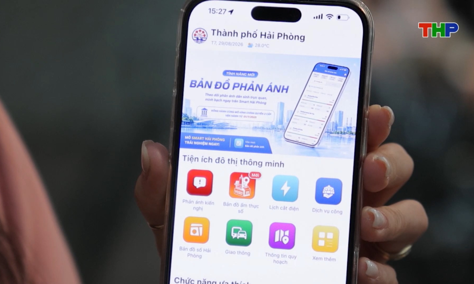 Trải nghiệm ứng dụng Smart Hải Ph&ograve;ng