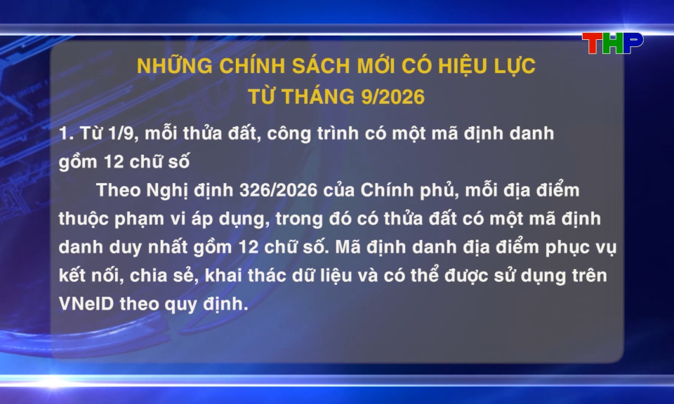 Nhiều ch&iacute;nh s&aacute;ch mới c&oacute; hiệu lực từ th&aacute;ng 9