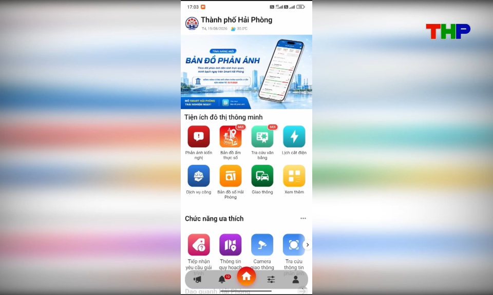 Tiếp nhận phản &aacute;nh của người d&acirc;n qua ứng dụng Smart Hải Ph&ograve;ng