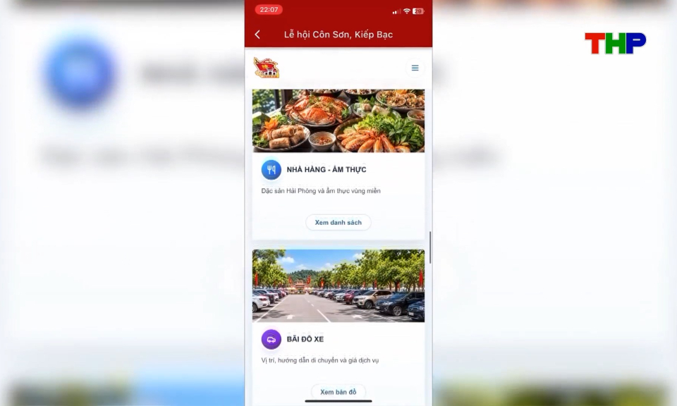 Smart Hải Ph&ograve;ng c&oacute; th&ecirc;m t&iacute;nh năng về Lễ hội m&ugrave;a thu C&ocirc;n Sơn - Kiếp Bạc