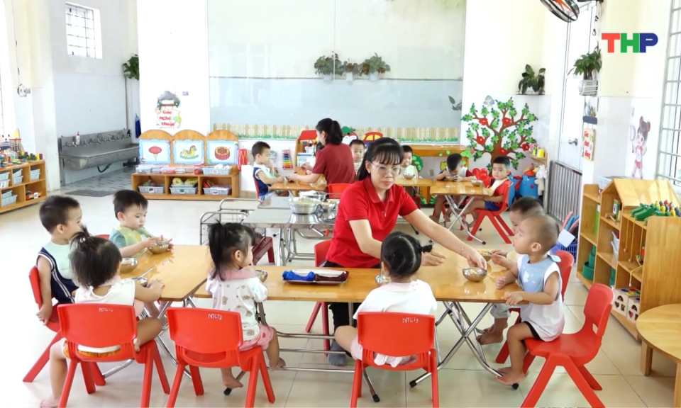 Đ&aacute;p ứng nhu cầu gửi trẻ cho con c&ocirc;ng nh&acirc;n, lao động tại c&aacute;c khu c&ocirc;ng nghiệp