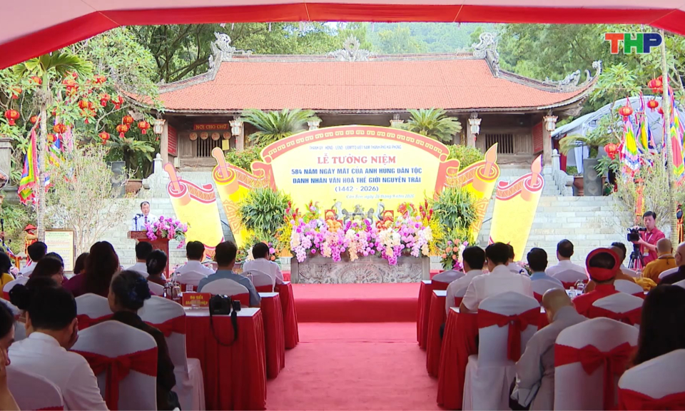 Tưởng niệm 584 năm Ngày mất của Anh hùng dân tộc, Danh nhân văn hóa thế giới Nguyễn Trãi
