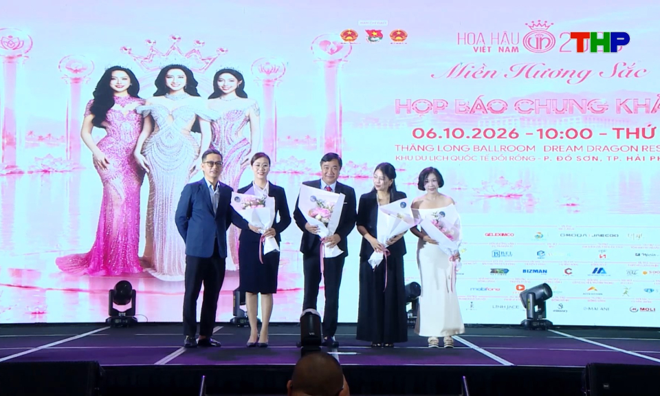 Họp b&aacute;o Chung khảo Hoa hậu Việt Nam 2026