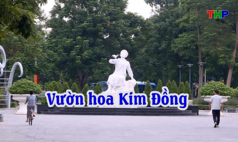 Chạm Hải Ph&ograve;ng: Vườn hoa Kim Đồng